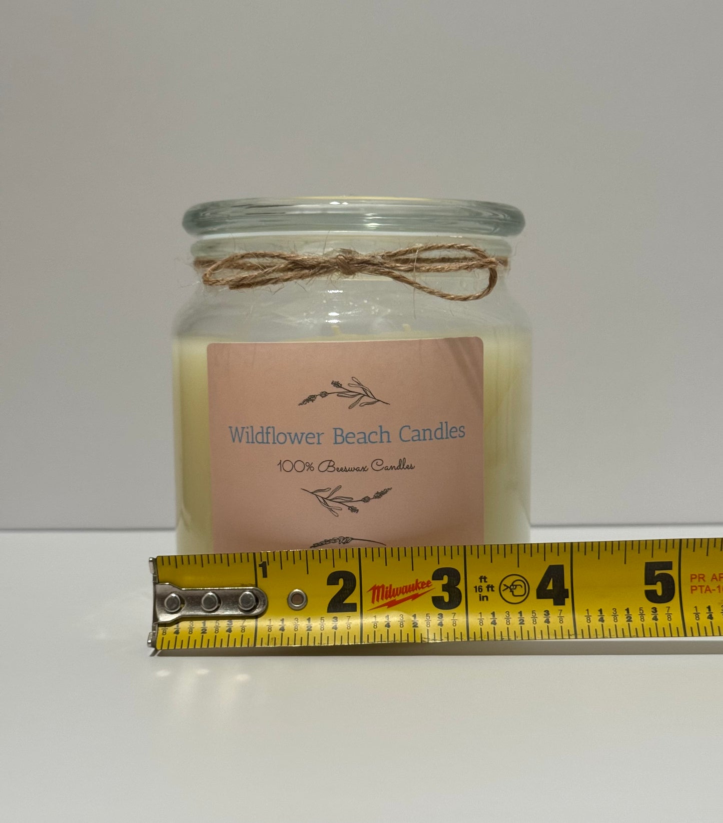 Spiced Apple 16 oz - Wildflower Beach Candles