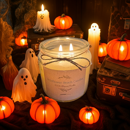 Spiced Apple 16 oz - Wildflower Beach Candles